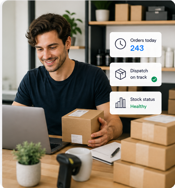 When online orders start taking over the business